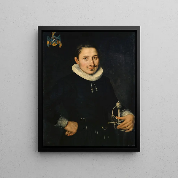 Ritratto di Remigius Faesch - Bartholomäus Sarburgh — quadro incorniciato alla parete
