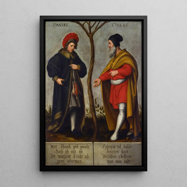I profeti Daniele e Osea - Bartholomäus Sarburgh — quadro incorniciato alla parete