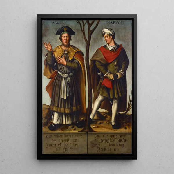 I profeti Aggeo e Baruch - Bartholomäus Sarburgh — quadro incorniciato alla parete