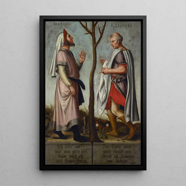 I profeti Geremia ed Ezechiele - Bartholomäus Sarburgh — quadro incorniciato alla parete