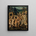 Descente du Christ aux Limbes - Bartolomé Bermejo — quadro incorniciato alla parete