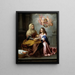 L'educazione della Vergine - Bartolomé Esteban Murillo — quadro incorniciato alla parete