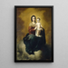 Madonna con Bambino - Bartolomé Esteban Murillo — quadro incorniciato alla parete