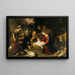 L'Adorazione dei pastori - Bartolomé Esteban Murillo — quadro incorniciato alla parete