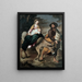 La fuga in Egitto - Bartolomé Esteban Murillo — quadro incorniciato alla parete