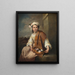 La ragazza dei fiori - Bartolomé Esteban Murillo — quadro incorniciato alla parete