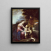 La Sainte Famille avec l'enfant Baptiste - Bartolomé Esteban Murillo — quadro incorniciato alla parete