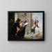Il Figliol Prodigo cacciato - Bartolomé Esteban Murillo — quadro incorniciato alla parete