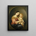 La Vierge à l'Enfant - Bartolomé Esteban Murillo — quadro incorniciato alla parete