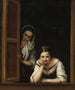 Due donne a una finestra - Bartolomé Esteban Murillo — vista dell’opera