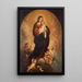 Vergine e Bambino in gloria - Bartolomé Esteban Murillo — quadro incorniciato alla parete