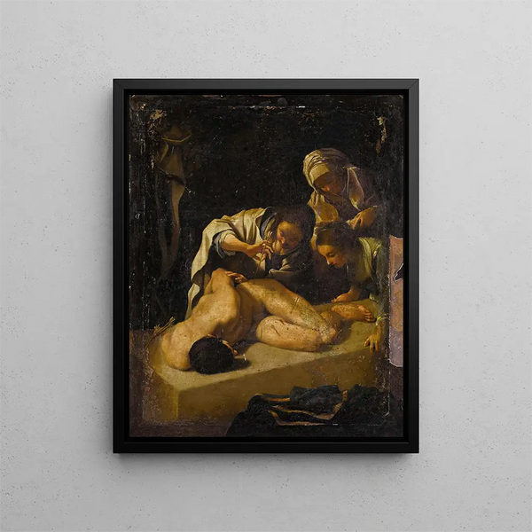 Sainte Irène che cura San Sebastiano - Bartolomeo Schedoni — quadro incorniciato alla parete