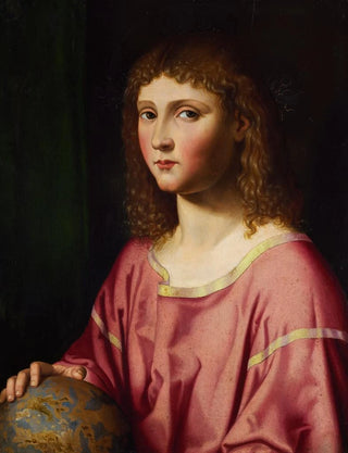 Bartolomeo Veneto - The Infant Christ as Salvator Mundi.webp