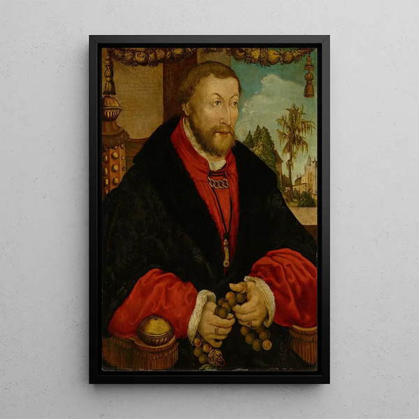 Riproduzione del dipinto Ritratto di Wolfgang conte palatino - Bartolomeo Vivarini