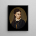 Ritratto di Mary A. Alford - Barton Stone Hays — quadro incorniciato alla parete