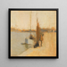 Bateau de pêche - Frank Edwin Scott — quadro incorniciato alla parete