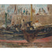 Riproduzione del dipinto Bateaux à quai - Berthe Morisot
