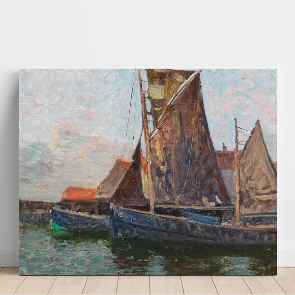 Bateaux à voile - Alfred Zoff | Reproduction Tableau Décoration murale affiche copie