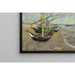 Riproduzione del dipinto Bateaux de pêche sur la plage des Saintes-Maries-de-la-Mer - Vincent van Gogh