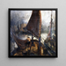 Bateaux de pêcheurs - Jozef De Coene — quadro incorniciato alla parete