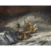 Riproduzione del dipinto Bateaux trasportanti ancore verso le navi da guerra olandesi - Joseph Mallord William Turner