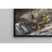 Riproduzione del dipinto Bateaux trasportanti ancore verso le navi da guerra olandesi - Joseph Mallord William Turner