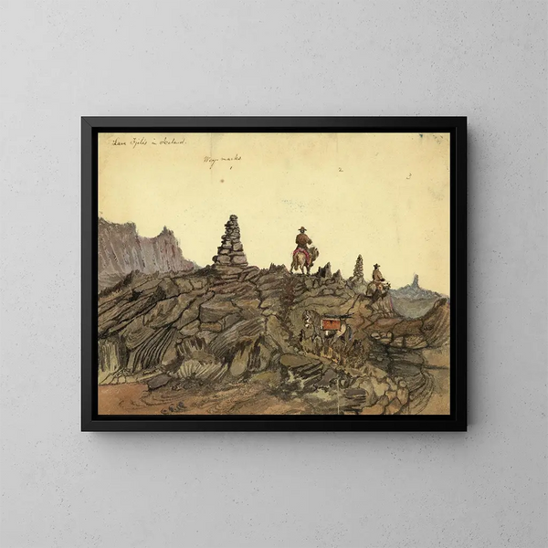 Champs de lave en Islande - Bayard Taylor — quadro incorniciato alla parete