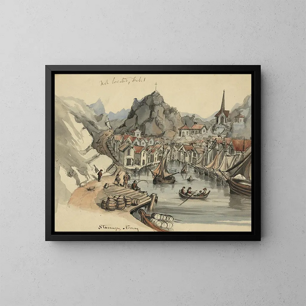 Stavanger, Norvegia - Bayard Taylor — quadro incorniciato alla parete