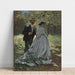 Riproduzione del dipinto Bazille e Camille Studio per Pranzo sull'Erba - Claude Monet