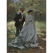 Riproduzione del dipinto Bazille e Camille Studio per Pranzo sull'Erba - Claude Monet