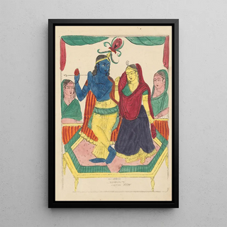 Becharam Das Dutta - Krishna and Radha.webp