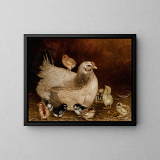 Ben Austrian - Mother Hen and Chicks.webp