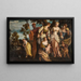 La scoperta di Mosè - Benedetto Caliari — quadro incorniciato alla parete