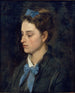 Ritratto di Teresita con fiocchi blu - Benet Mercadé — vista dell’opera