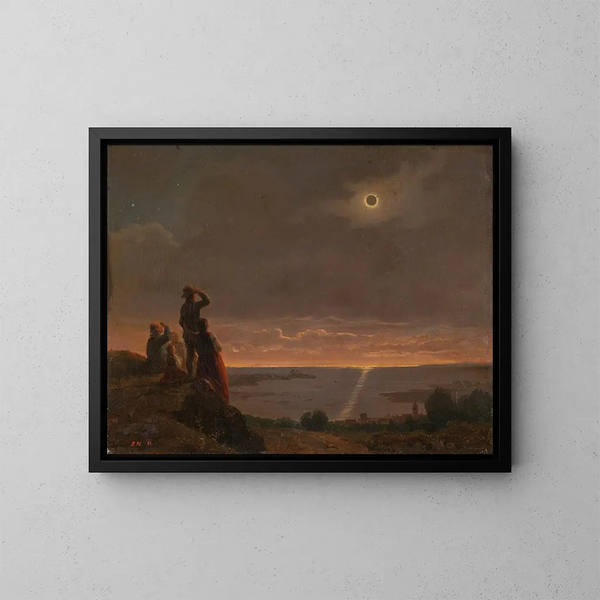Eclisse solare - Bengt Nordenberg — quadro incorniciato alla parete