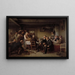 Raccolta della decima in Scania - Bengt Nordenberg — quadro incorniciato alla parete