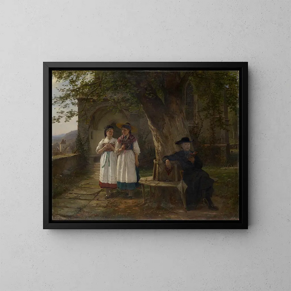 Confessione involontaire - Benjamin Vautier — quadro incorniciato alla parete