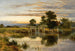 Ecluse sulla Tamigi a Streatley - Benjamin Williams Leader — vista dell’opera