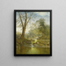 Un ruscello soleggiato a Beardon, Dartmoor - Benjamin Williams Leader — quadro incorniciato alla parete