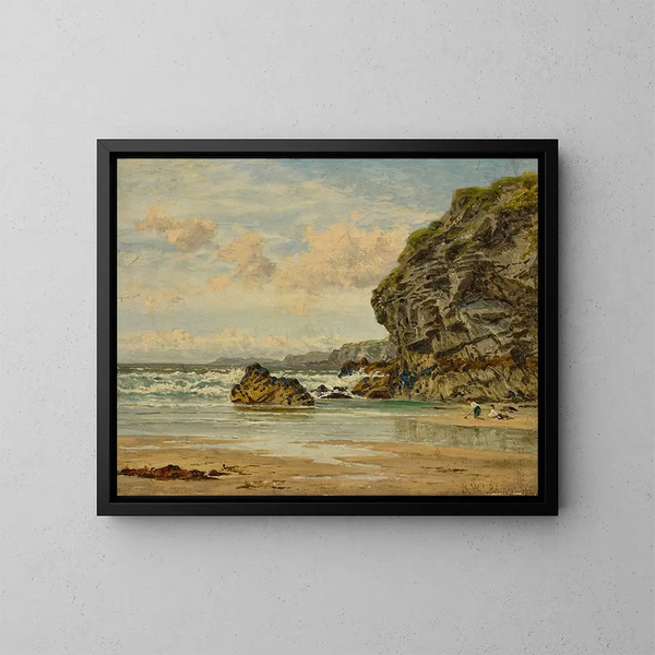 Falesie cornouaillaises a Newquay - Benjamin Williams Leader — quadro incorniciato alla parete