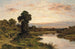 Serata sul Tamigi a Shillingford - Benjamin Williams Leader — vista dell’opera