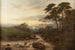Ruisseau près de la forêt de pins au coucher du soleil - Benjamin Williams Leader — vista dell’opera