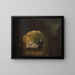 di David Garrick e George Anne Bellamy in Romeo e Giulietta, Atto V, Scena III - Benjamin Wilson — quadro incorniciato alla parete