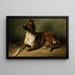 Ritratto di un cane - Benno Adam — quadro incorniciato alla parete