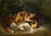Renard che attacca un gallo - Benno Rafael Adam — vista dell’opera