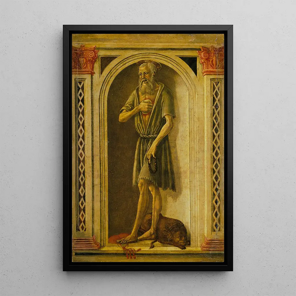 San Girolamo - Benvenuto di Giovanni — quadro incorniciato alla parete