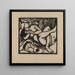 Bergère endormie - Franz Marc — quadro incorniciato alla parete