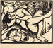 Riproduzione del dipinto Bergère endormie Schlafende Hirtin - Franz Marc