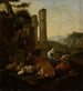 Pastori nella campagna romana - Theodor Roos — vista dell’opera