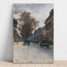 Riproduzione del dipinto scena di strada di Berlino in autunno di Lesser Ury